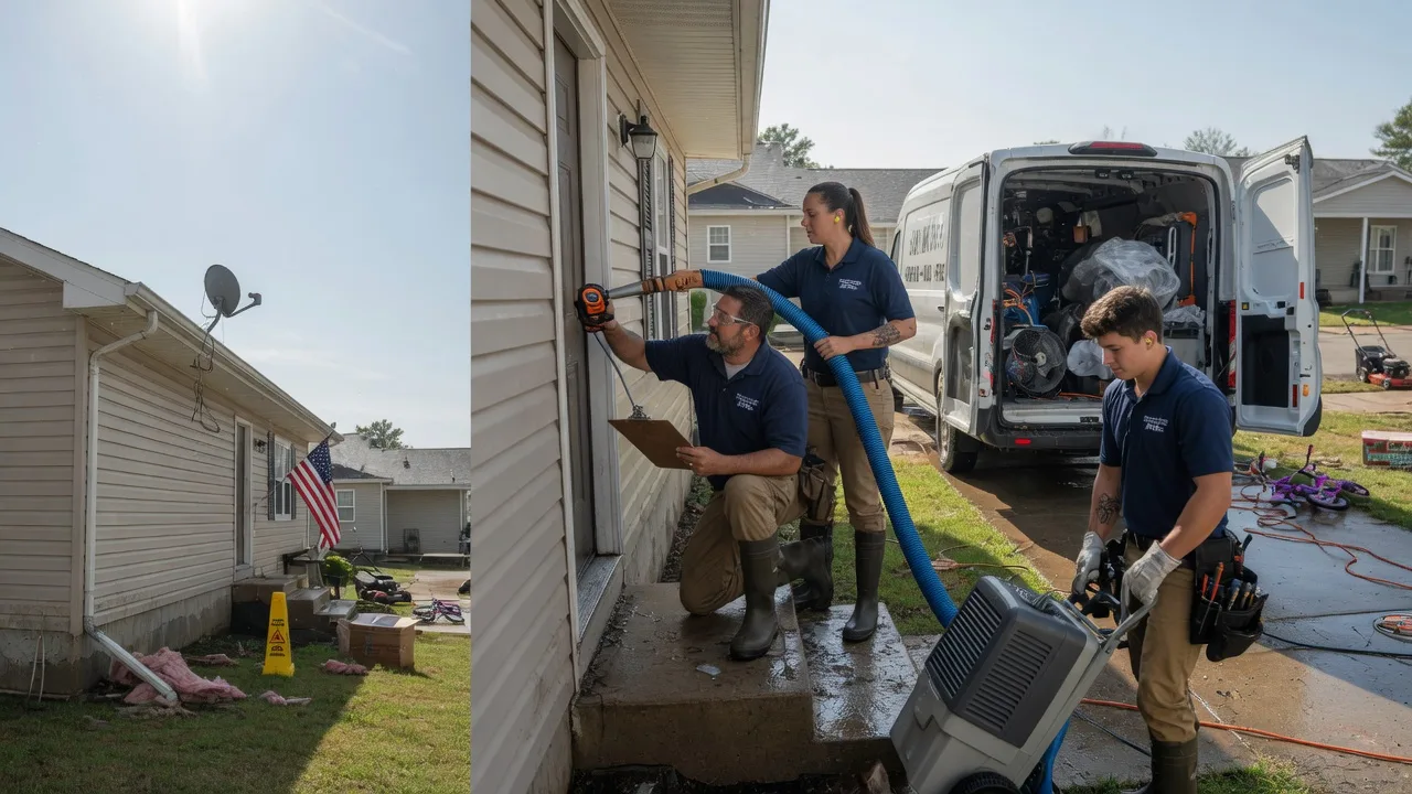 Ceiling Water Damage Restoration in Coupland, TX near me