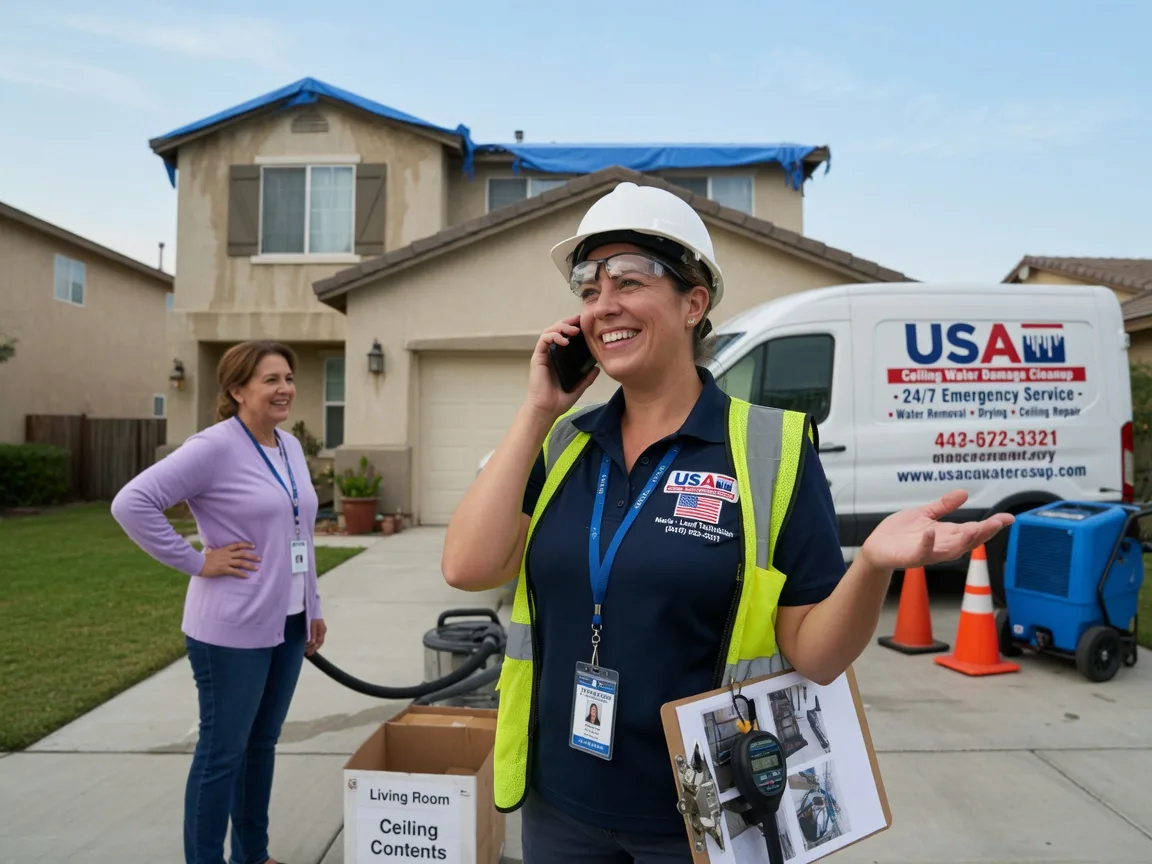 Ceiling Water Damage Restoration Coupland, TX FAQs